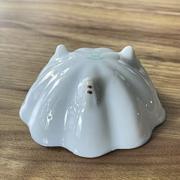 Vintage Hand Painted Footed Nippon Salt Cellar Open Salt - Picture 5 of 9